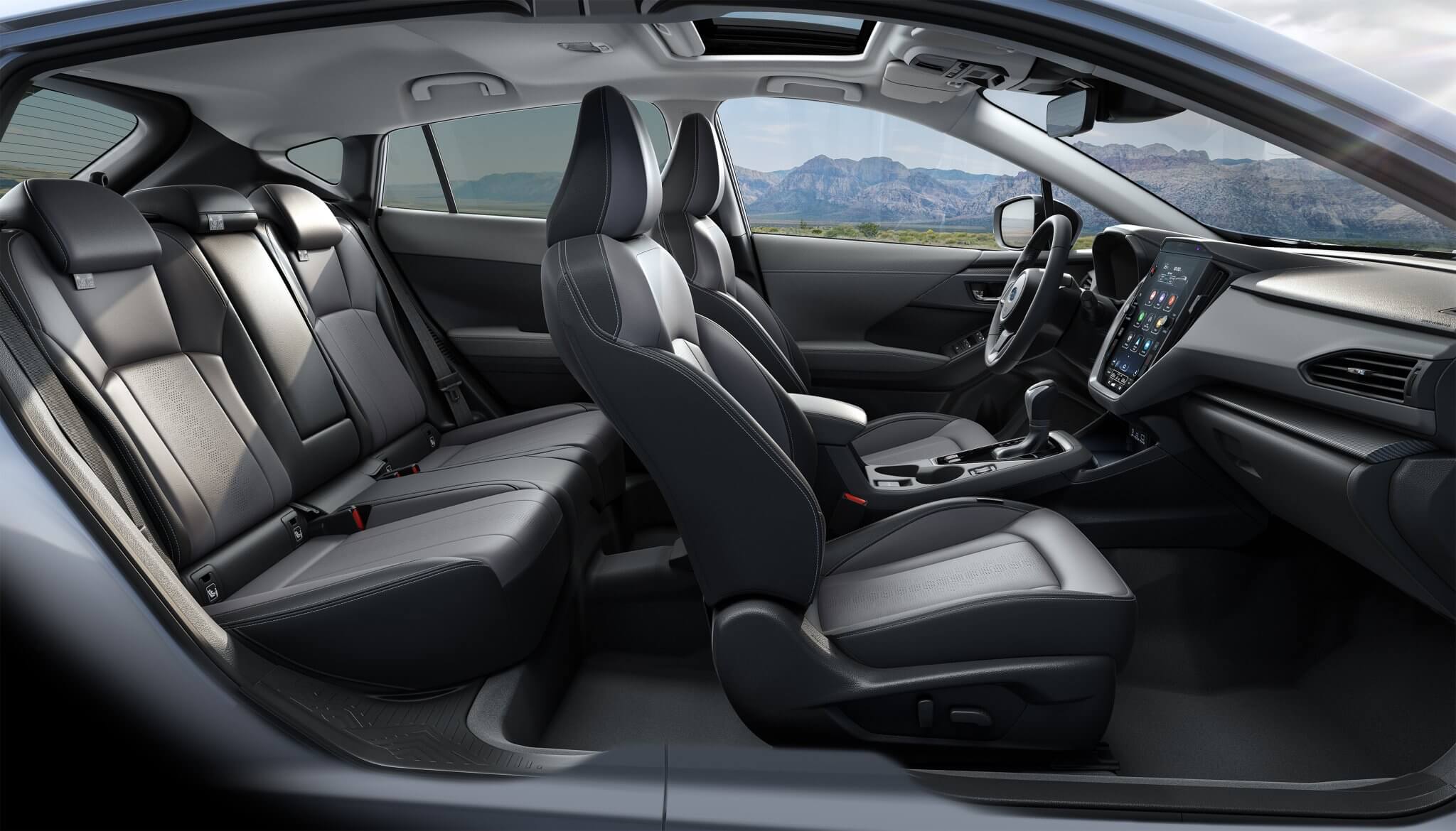 Wat de Subaru Crosstrek écht onderscheidt, is de standaard Symmetrical All-Wheel Drive. Waar veel SUV’s alleen onder bepaalde omstandigheden overschakelen naar vierwielaandrijving, beschikt Subaru permanent over optimale grip op alle vier de wielen. Dit zorgt voor meer stabiliteit, meer veiligheid en meer controle — op nat wegdek, tijdens winterse omstandigheden en op onverharde wegen. In combinatie met de hoge bodemvrijheid en het intelligente X-MODE systeem voelt de Crosstrek zich net zo zeker op landelijke wegen als in de stad. Regen, sneeuw, modder of steile hellingen: de Crosstrek blijft rustig, stabiel en betrouwbaar.