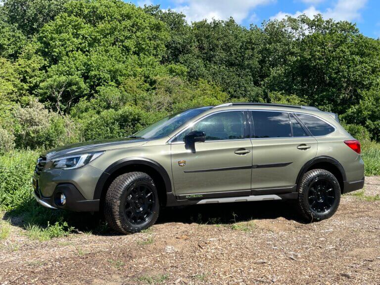 Subaru Outback advance X, voorzien van readylift liftkit bij niestcar Heemskerk. Adventure in Nederland. Subaru Wilderness