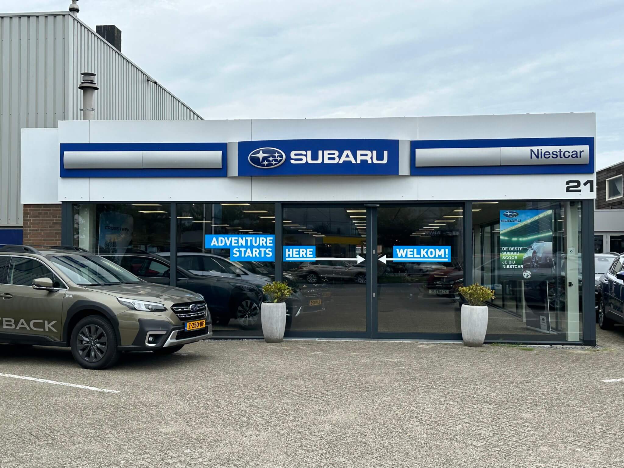 subaru dealer niestcar in heemskerk, het adres voor uw Subaru als u bij Aalsmeer, Renses Alkmaar of Tuijp in West-Beemster klant bent geweest.