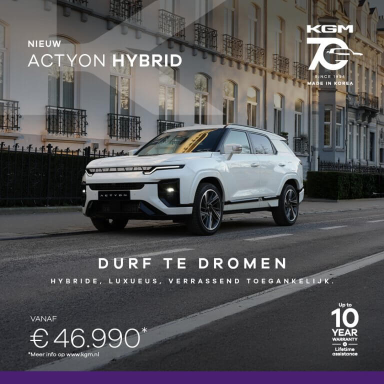 Niestcar heemskerk officieel dealer KGM.