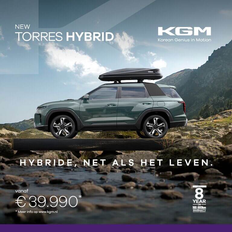 Niestcar heemskerk officieel dealer KGM.
